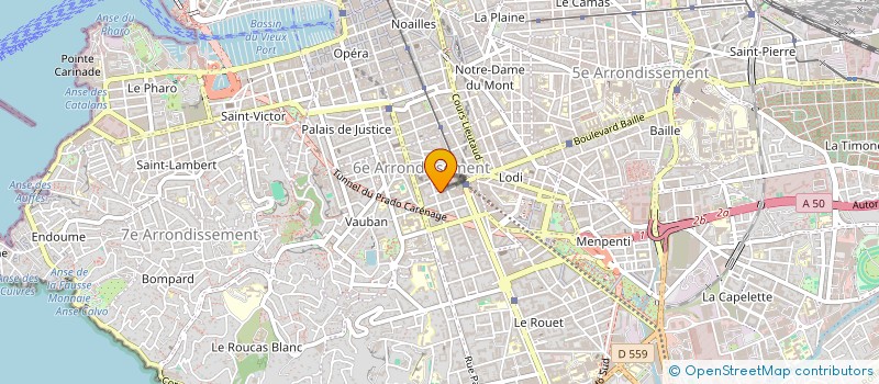 localisation de l'entreprise MADAME CAROLINE POLGE à MARSEILLE
