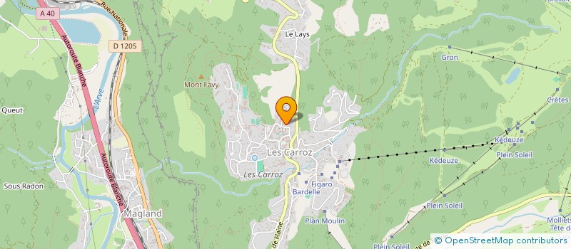 localisation de l'entreprise MADAME CAROLINE POLICE  ARACHES-LA-FRASSE