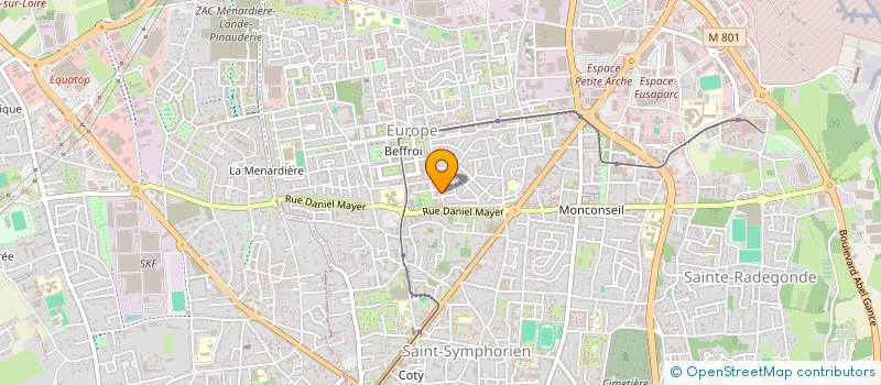 localisation de l'entreprise MADAME CAROLINE POLIN  TOURS