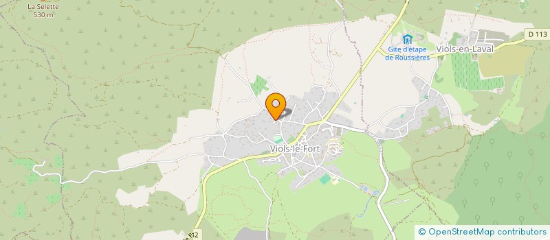 localisation de l'entreprise MADAME CAROLINE PORTE à VIOLS-LE-FORT