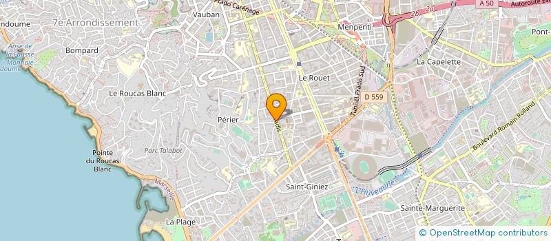 localisation de l'entreprise MADAME CAROLINE PORTELLI  MARSEILLE