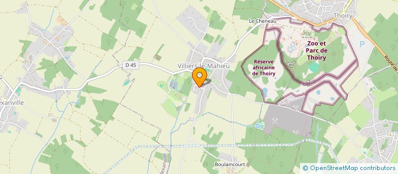 localisation de l'entreprise MADAME CAROLINE PORTIER  VILLIERS-LE-MAHIEU