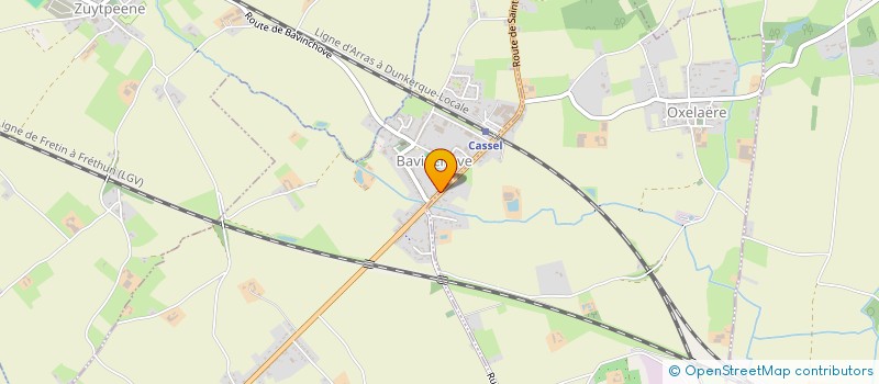 localisation de l'entreprise MADAME CAROLINE POTISEK  BAVINCHOVE