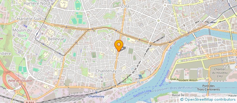 localisation de l'entreprise MADAME CAROLINE POUPENEY à NANTES