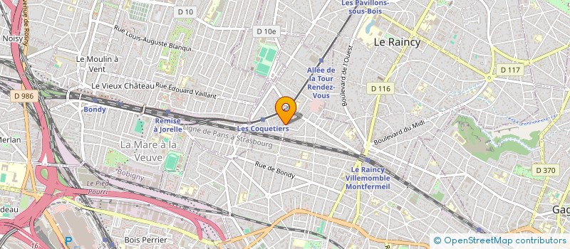 localisation de l'entreprise MADAME CAROLINE POURCHET à VILLEMOMBLE