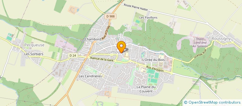 localisation de l'entreprise MADAME CAROLINE POURQUIE  LIMOURS