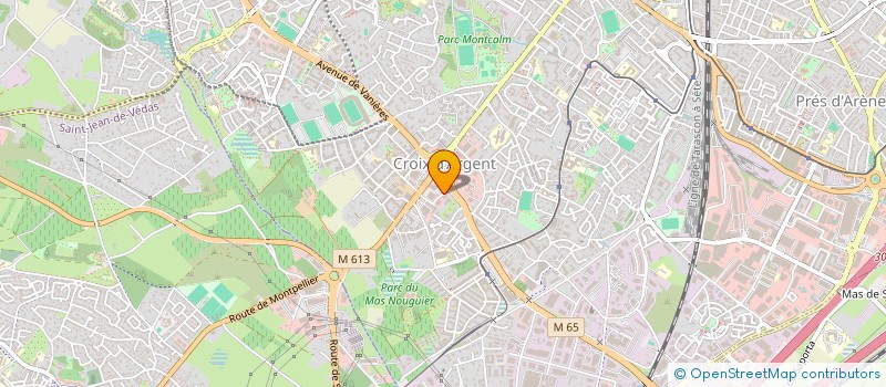 localisation de l'entreprise MADAME CAROLINE POURREYRON  MONTPELLIER