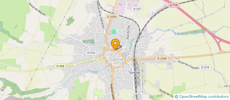 localisation de l'entreprise MADAME CAROLINE POYET à GANNAT