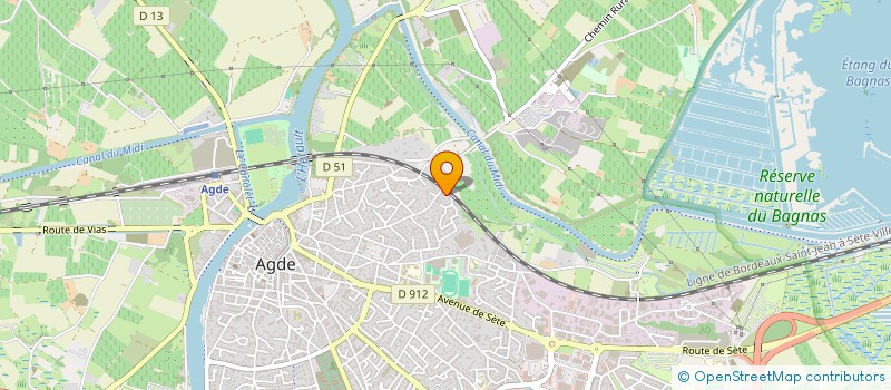 localisation de l'entreprise MADAME CAROLINE PRIAN  AGDE