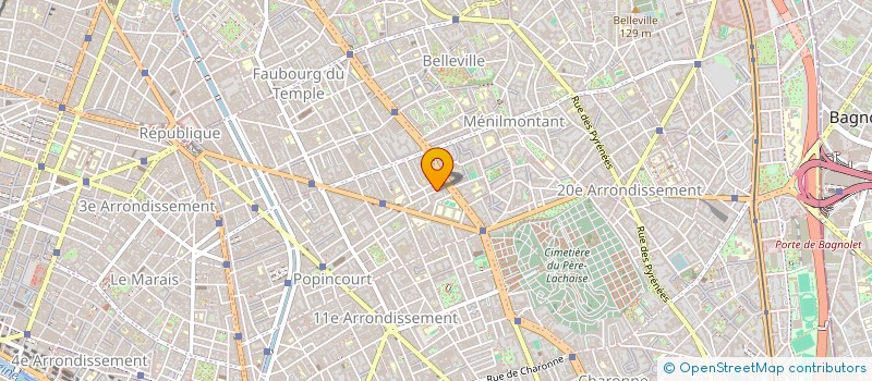 localisation de l'entreprise MADAME CAROLINE PRIGENT  PARIS