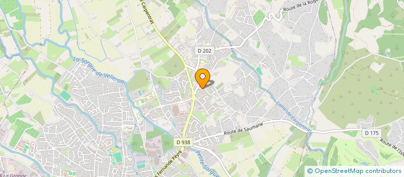 localisation de l'entreprise MADAME CAROLINE PRONESTI  L'ISLE-SUR-LA-SORGUE