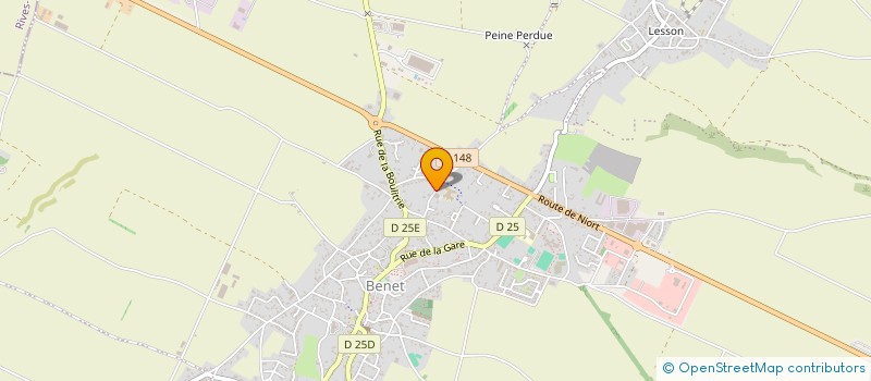 localisation de l'entreprise MADAME CAROLINE PROTTEAU à BENET
