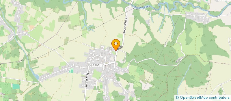 localisation de l'entreprise MADAME CAROLINE PRUDHON  ASSIEU