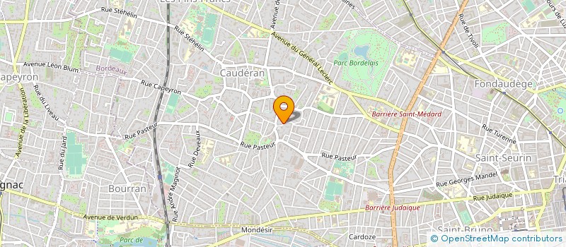 localisation de l'entreprise MADAME CAROLINE PRUM à BORDEAUX