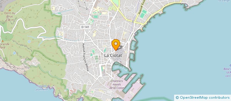 localisation de l'entreprise MADAME CAROLINE PUCHAUX  LA CIOTAT