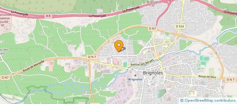 localisation de l'entreprise MADAME CAROLINE PUTOTO à BRIGNOLES
