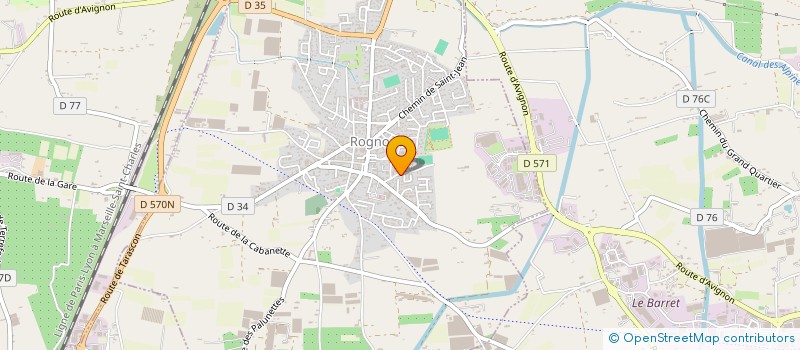 localisation de l'entreprise MADAME CAROLINE QUERE  ROGNONAS