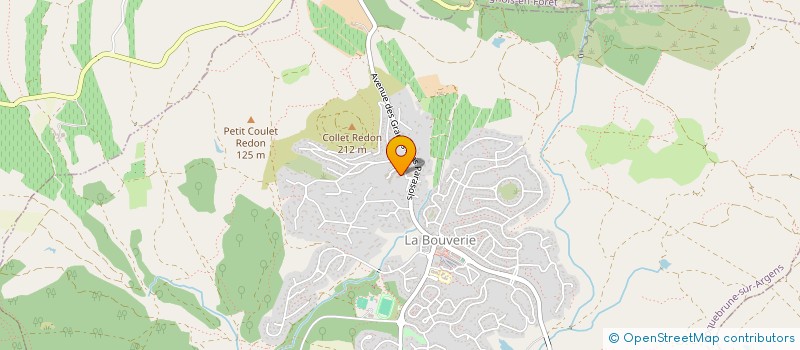 localisation de l'entreprise MADAME CAROLINE QUETSTROEY  ROQUEBRUNE-SUR-ARGENS