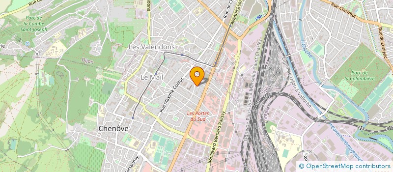 localisation de l'entreprise MADAME CAROLINE QUEYRAS  CHENOVE