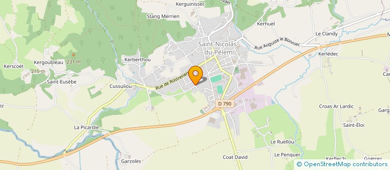 localisation de l'entreprise MADAME CAROLINE QUIGNON à SAINT-NICOLAS-DU-PELEM