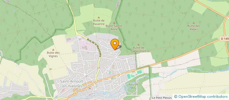 localisation de l'entreprise MADAME CAROLINE RADOSAVLJEVIC  SAINT-ARNOULT-EN-YVELINES