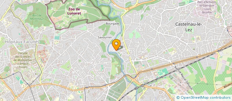 localisation de l'entreprise MADAME CAROLINE RAFFOUX à MONTPELLIER