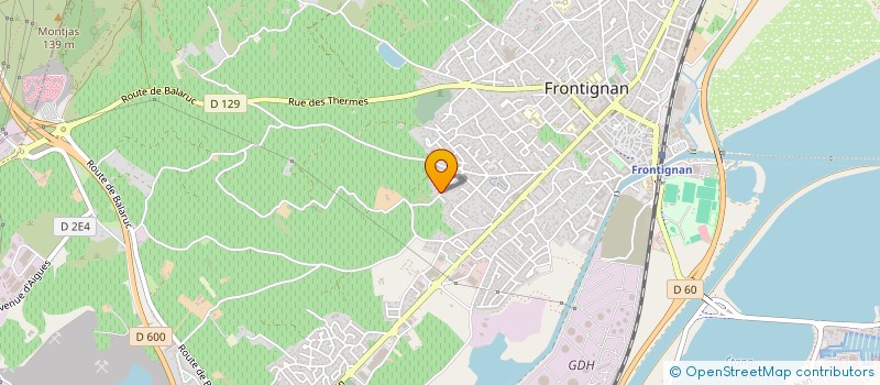 localisation de l'entreprise MADAME CAROLINE RAIMOND à FRONTIGNAN