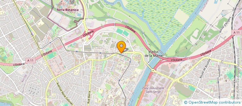 localisation de l'entreprise MADAME CAROLINE RAJALU à ANGERS