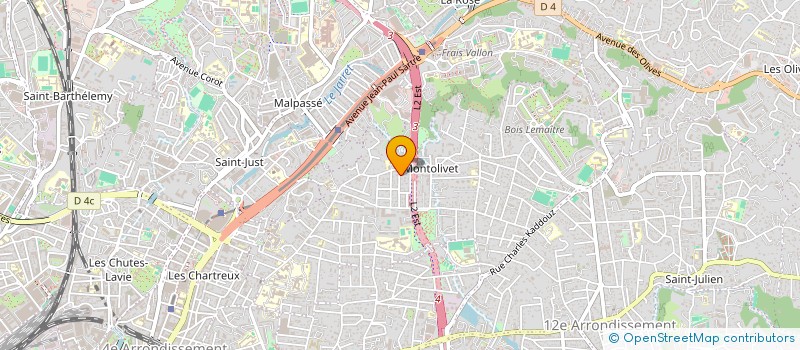 localisation de l'entreprise MADAME CAROLINE RASTRELLI à MARSEILLE