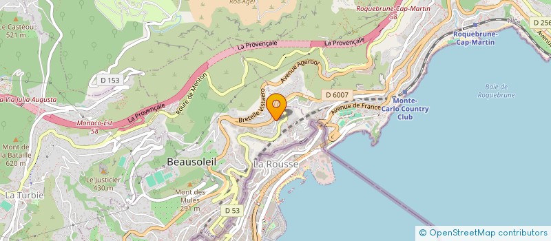 localisation de l'entreprise MADAME CAROLINE RAYMOND à BEAUSOLEIL