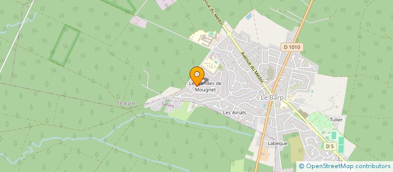 localisation de l'entreprise MADAME CAROLINE REBEREZ  LE BARP