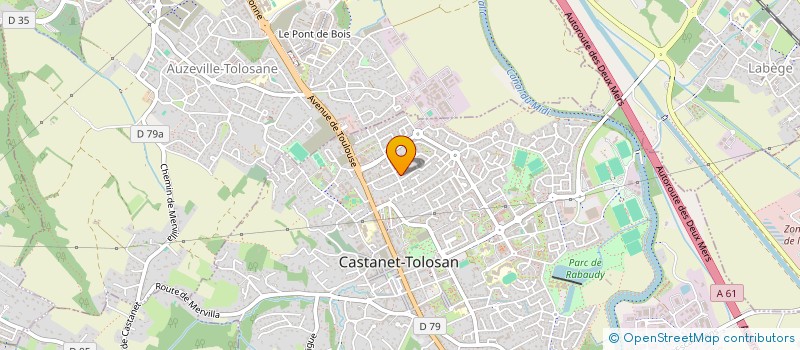 localisation de l'entreprise MADAME CAROLINE REBERGA à CASTANET-TOLOSAN