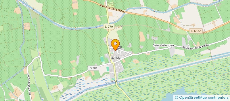 localisation de l'entreprise MADAME CAROLINE REBOUL  VAUVERT