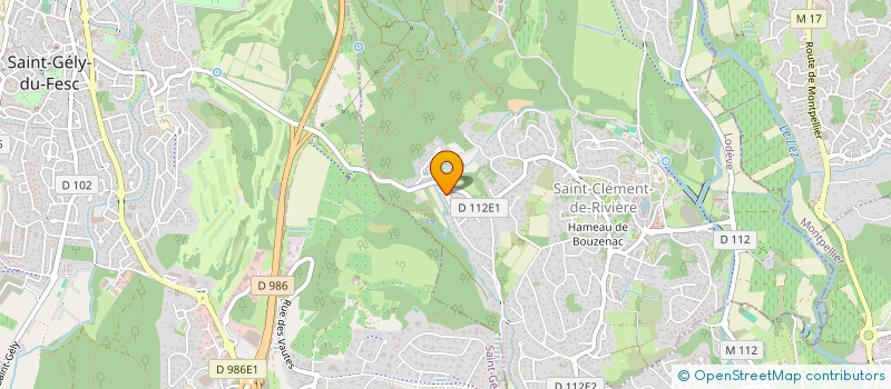 localisation de l'entreprise MADAME CAROLINE REBOURG  SAINT-CLEMENT-DE-RIVIERE