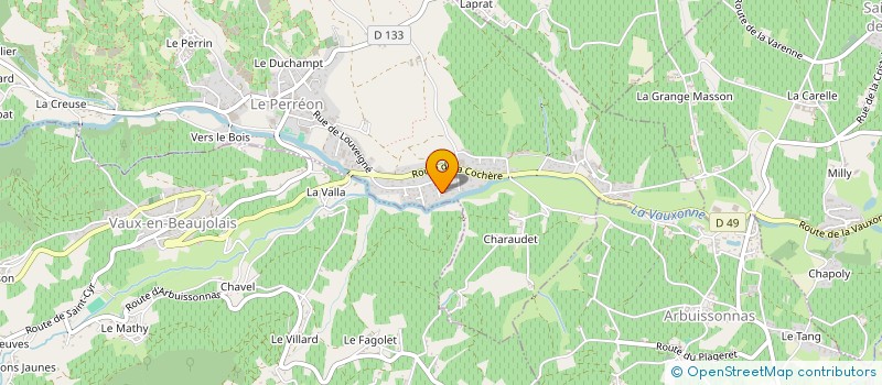 localisation de l'entreprise MADAME CAROLINE REGNAULT à SAINT-ETIENNE-LA-VARENNE