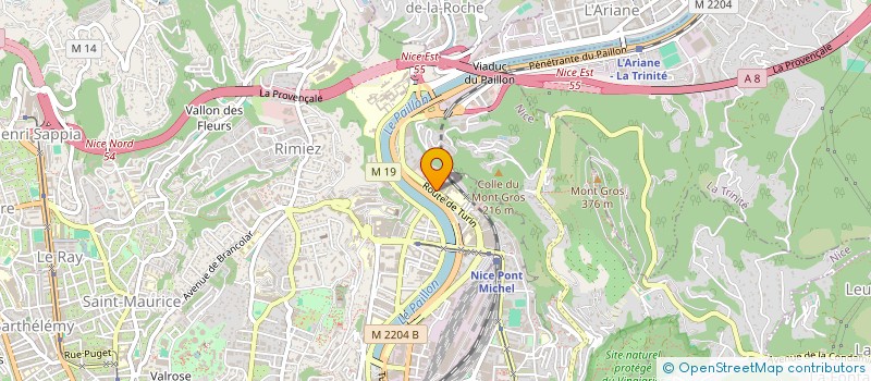 localisation de l'entreprise MADAME CAROLINE REMIRENZI à NICE