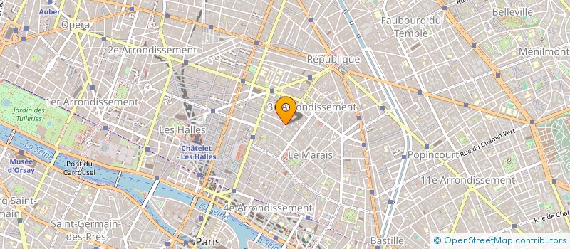 localisation de l'entreprise MADAME CAROLINE REN  PARIS