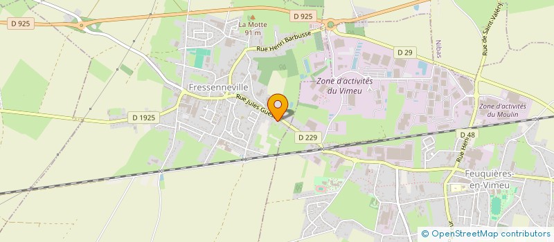 localisation de l'entreprise MADAME CAROLINE RENAUDON  FRESSENNEVILLE