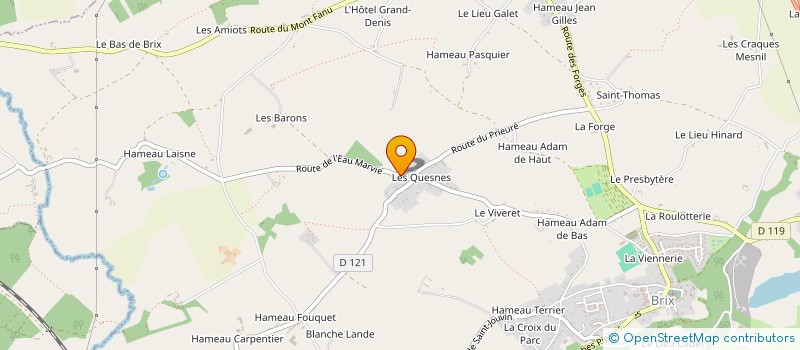 localisation de l'entreprise MADAME CAROLINE RENOUF  BRIX