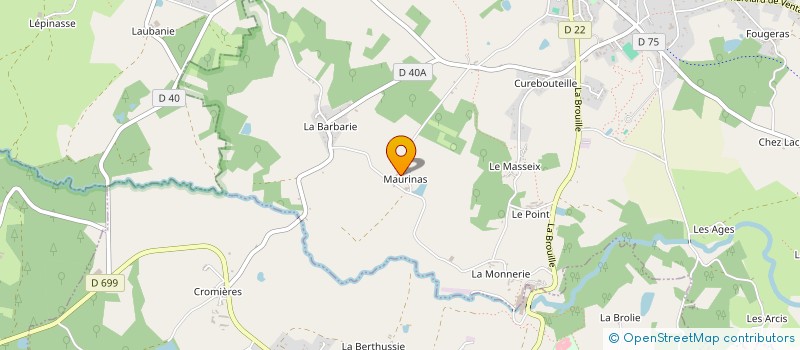 localisation de l'entreprise MADAME CAROLINE RETIF à ORADOUR-SUR-VAYRES