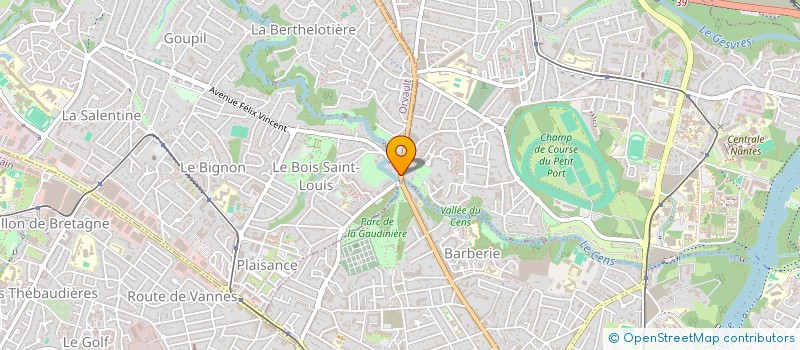 localisation de l'entreprise MADAME CAROLINE RIBERT à ORVAULT