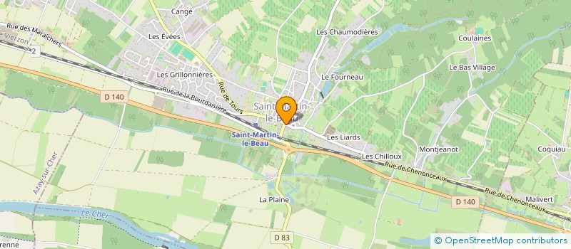 localisation de l'entreprise MADAME CAROLINE RICHARD  FAVEROLLES-SUR-CHER