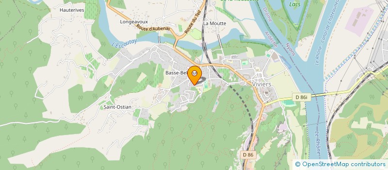 localisation de l'entreprise MADAME CAROLINE RICHAUD  VIVIERS