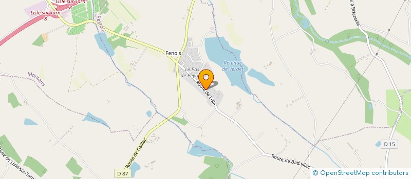 localisation de l'entreprise MADAME CAROLINE RICO  PEYROLE