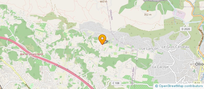 localisation de l'entreprise MADAME CAROLINE RIEDI  SANARY-SUR-MER