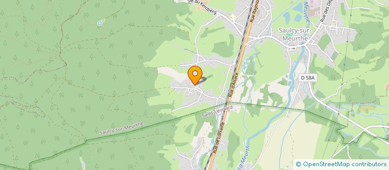 localisation de l'entreprise MADAME CAROLINE RIERA  SAULCY-SUR-MEURTHE