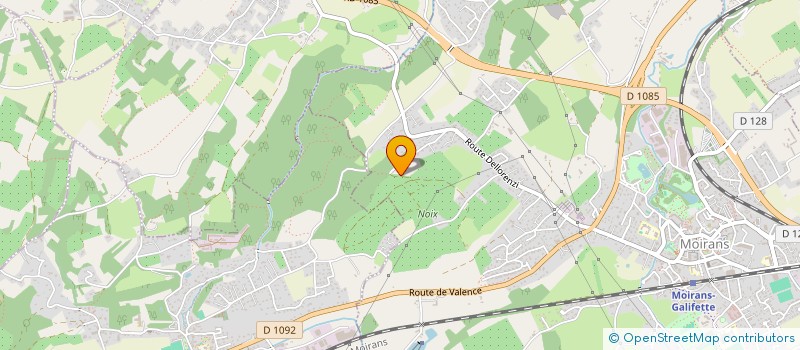 localisation de l'entreprise MADAME CAROLINE RIONDET  MOIRANS