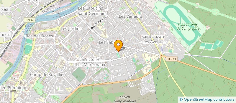 localisation de l'entreprise MADAME CAROLINE RIQUET  LE TOUQUET-PARIS-PLAGE