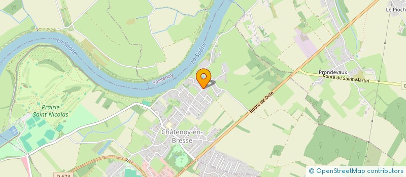 localisation de l'entreprise MADAME CAROLINE RIQUIER  CHATENOY-EN-BRESSE