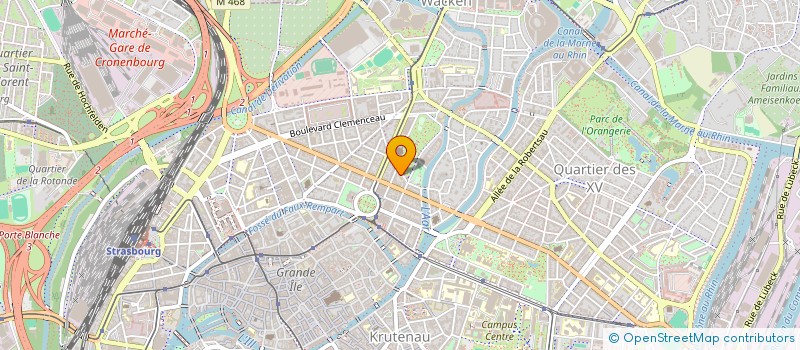 localisation de l'entreprise MADAME CAROLINE RISACHER à STRASBOURG
